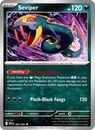 Seviper 062- ME02 Phantasmal Flames