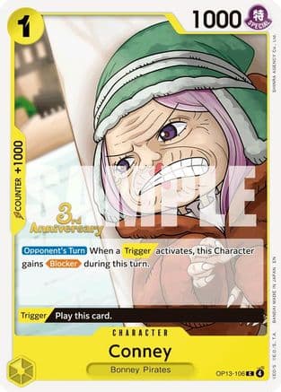 Conney (OP13-106) - Carrying On His Will: 3rd Anniversary Tournament Cards