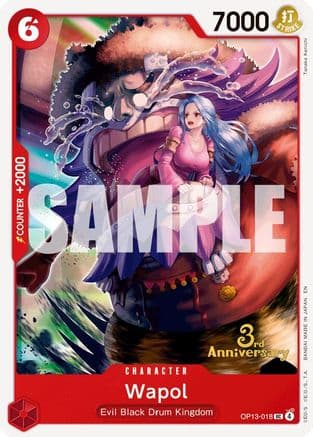 Wapol (OP13-018) - Carrying On His Will: 3rd Anniversary Tournament Cards