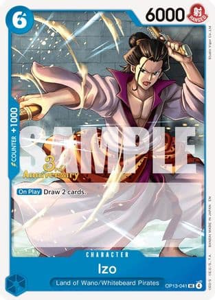 Izo (OP13-041) - Carrying On His Will: 3rd Anniversary Tournament Cards