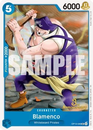 Blamenco (OP13-048) - Carrying On His Will: 3rd Anniversary Tournament Cards