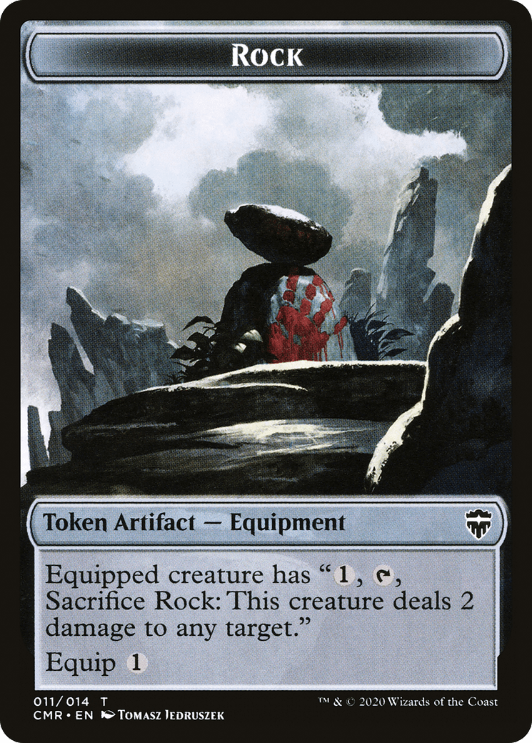 Rock (TCMR-011) - Commander Legends Tokens Foil