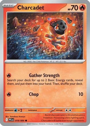 Charcadet 019- ME02 Phantasmal Flames Reverse Holofoil