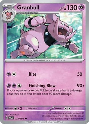Granbull 038- ME02 Phantasmal Flames