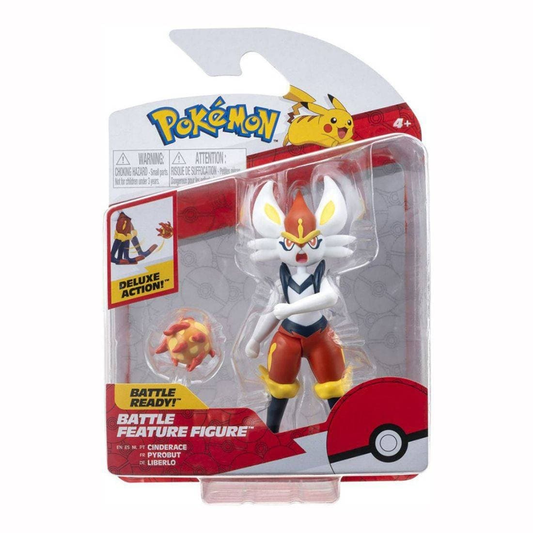 Pokemon Battle Figures | 1 Pack | Cinderace (12cm)