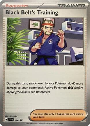 Black Belt's Training 220- SV Scarlet & Violet Promo Cards