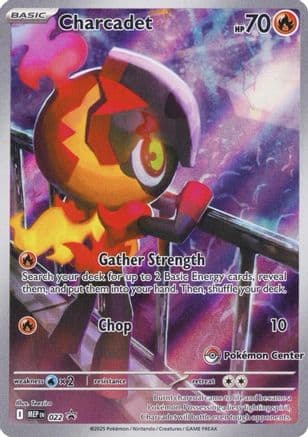 Charcadet (Pokemon Center Exclusive) 022- ME Mega Evolution Promo Holofoil