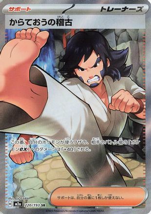 Black Belt's Training (220/193) (Japanese) - M2a High Class Pack MEGA Dream ex Holofoil