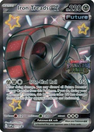 Iron Treads ex (Paldean Fates Stamped) 073- Miscellaneous Cards & Products Holofoil