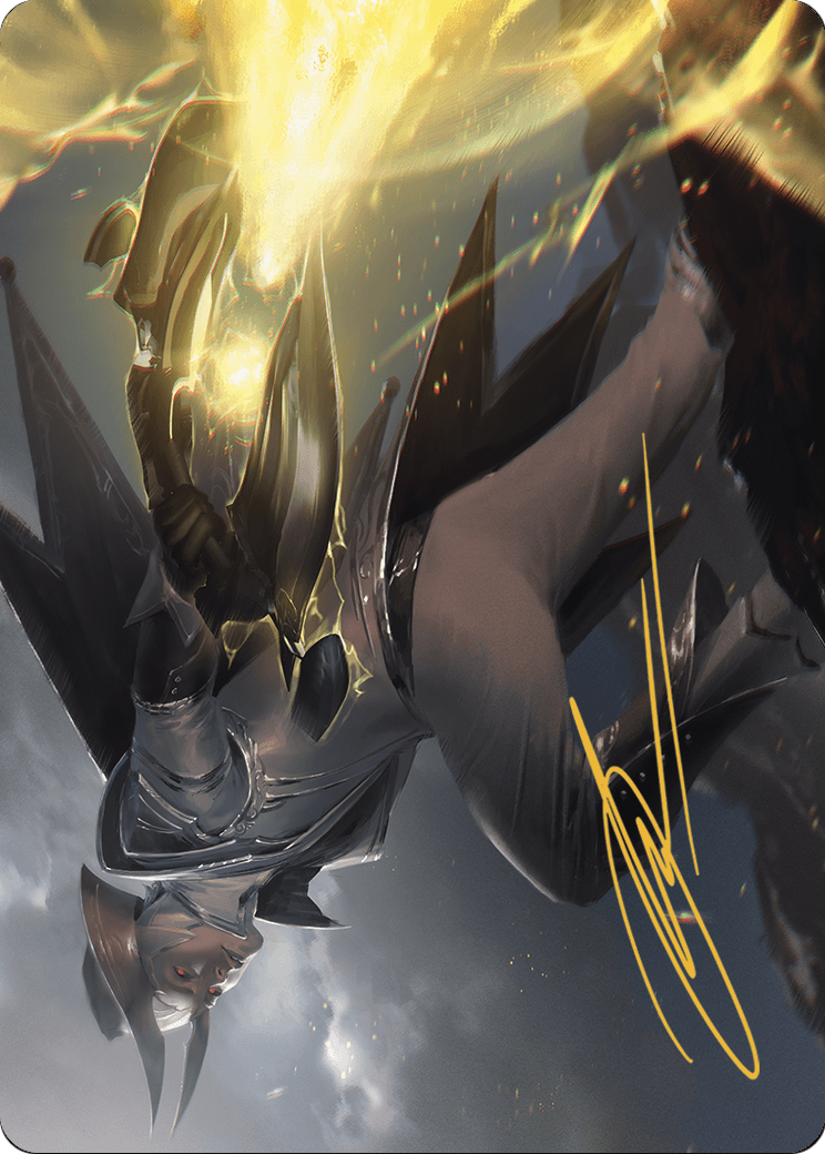 Ruthless Lawbringer // Ruthless Lawbringer (AOTJ-032) - Outlaws of Thunder Junction Art Series (Borderless)