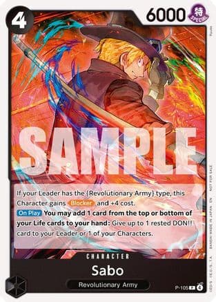 Sabo (Store Tournament 2025 Vol. 4) (P-105) - One Piece Promotion Cards
