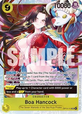 Boa Hancock - OP14-112 (OP14-112) - The Azure Sea's Seven Foil