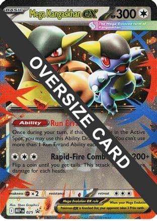 Mega Kangaskhan ex 025- Jumbo Cards Holofoil