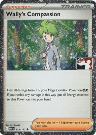 Wally's Compassion (Cosmos Holo) 132/132 - Prize Pack Series Cards Holofoil