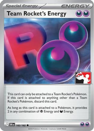 Team Rocket's Energy 182/182 - Prize Pack Series Cards