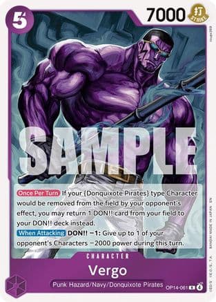 Vergo (OP14-061) - The Azure Sea's Seven Foil