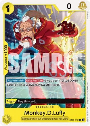 Monkey.D.Luffy (012) (ST29-012) - Starter Deck 29: Egghead