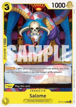 Salome (OP14-106) - The Azure Sea's Seven Release Event Cards