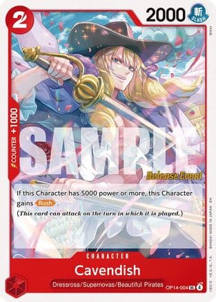 Cavendish (OP14-004) - The Azure Sea's Seven Release Event Cards