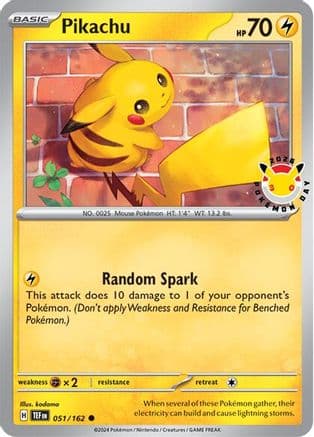 Pikachu (Pokemon Day 2026) 051- Miscellaneous Cards & Products Holofoil