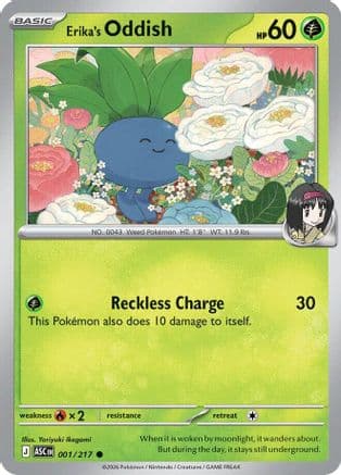 Erika's Oddish 001- ME Ascended Heroes