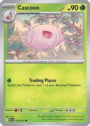 Cascoon 014- ME Ascended Heroes Reverse Holofoil
