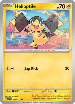 Helioptile 063- ME Ascended Heroes Reverse Holofoil