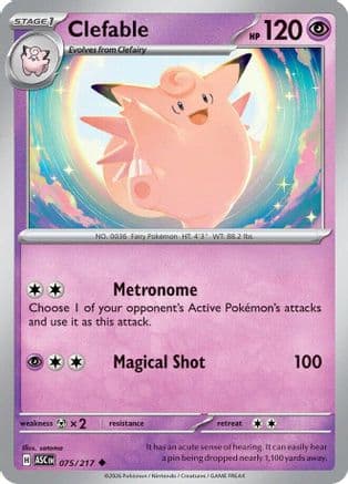 Clefable 075- ME Ascended Heroes