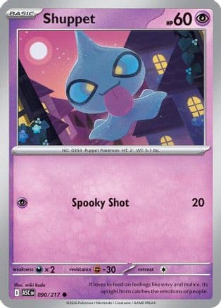 Shuppet 090- ME Ascended Heroes