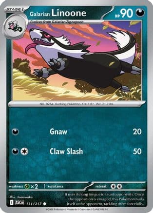 Galarian Linoone 131- ME Ascended Heroes