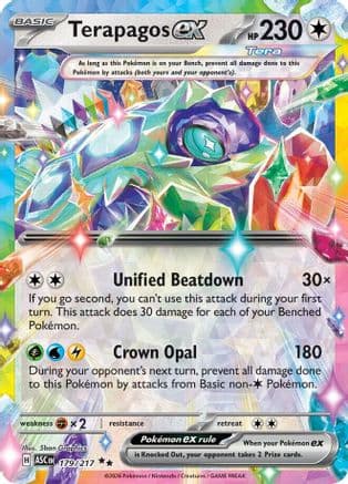 Terapagos ex 179- ME Ascended Heroes Holofoil