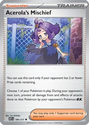 Acerola's Mischief 180- ME Ascended Heroes Reverse Holofoil