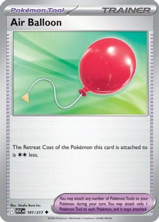 Air Balloon 181- ME Ascended Heroes Reverse Holofoil