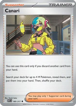Canari 185/217 ME Ascended Heroes - Uncommon