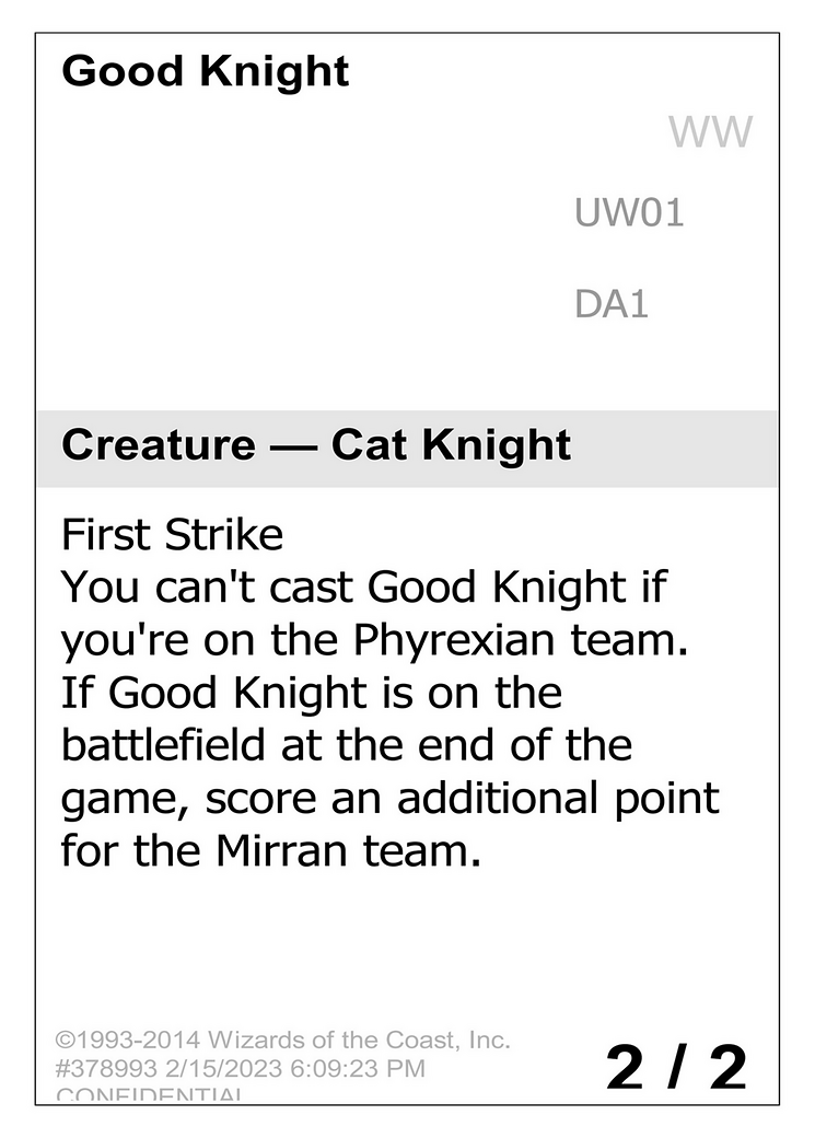 Good Knight (DA1-UW01) - Unknown Event