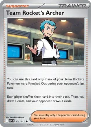 Team Rocket's Archer 201- ME Ascended Heroes