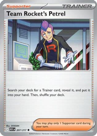 Team Rocket's Petrel 207- ME Ascended Heroes