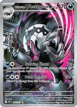 Galarian Obstagoon 245/217 - ME Ascended Heroes Holofoil