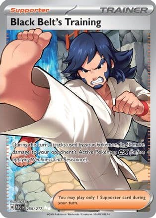 Black Belt's Training 255- ME Ascended Heroes Holofoil
