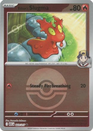 Ethan's Slugma (Poke Ball) 023- ME Ascended Heroes Reverse Holofoil