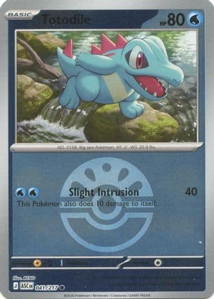 Totodile (Friend Ball) 041- ME Ascended Heroes Reverse Holofoil