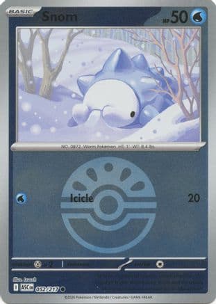 Snom (Friend Ball) 052- ME Ascended Heroes Reverse Holofoil