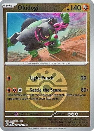 Okidogi (Friend Ball) 122- ME Ascended Heroes Reverse Holofoil