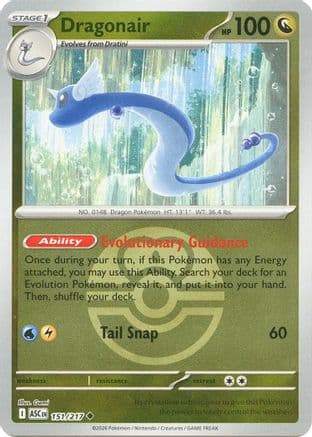 Dragonair (Love Ball) 151- ME Ascended Heroes Reverse Holofoil