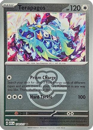 Terapagos (Love Ball) 178- ME Ascended Heroes Reverse Holofoil