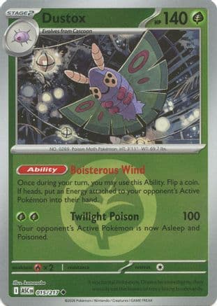Dustox (Energy Symbol Pattern) 015/217 - ME Ascended Heroes Reverse Holofoil
