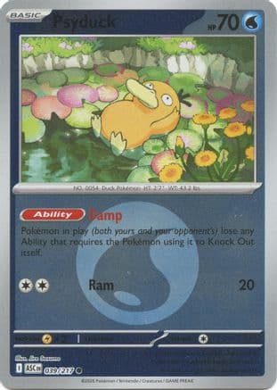 Psyduck (Energy Symbol Pattern) 039/217 - ME Ascended Heroes Reverse Holofoil