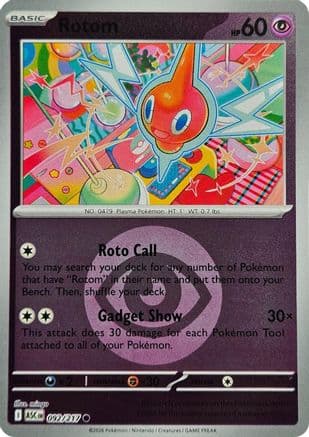Rotom (Energy Symbol Pattern) 092- ME Ascended Heroes Reverse Holofoil