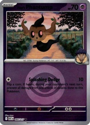 Hop's Phantump (Energy Symbol Pattern) 095- ME Ascended Heroes Reverse Holofoil