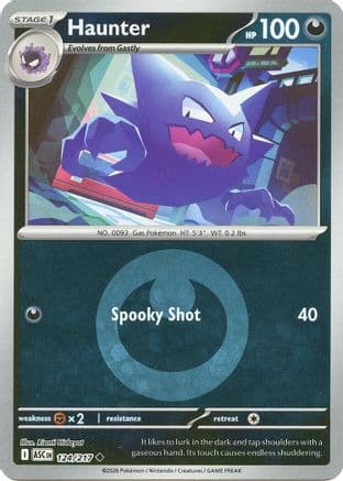 Haunter (Energy Symbol Pattern) 124- ME Ascended Heroes Reverse Holofoil